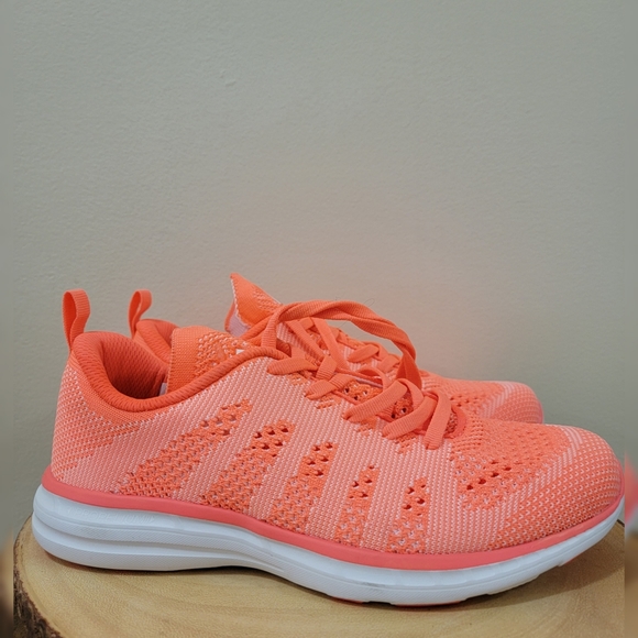 Free People APL × TechLoom Pro Sneaker in Neon Peach/Pristine - Picture 7 of 14